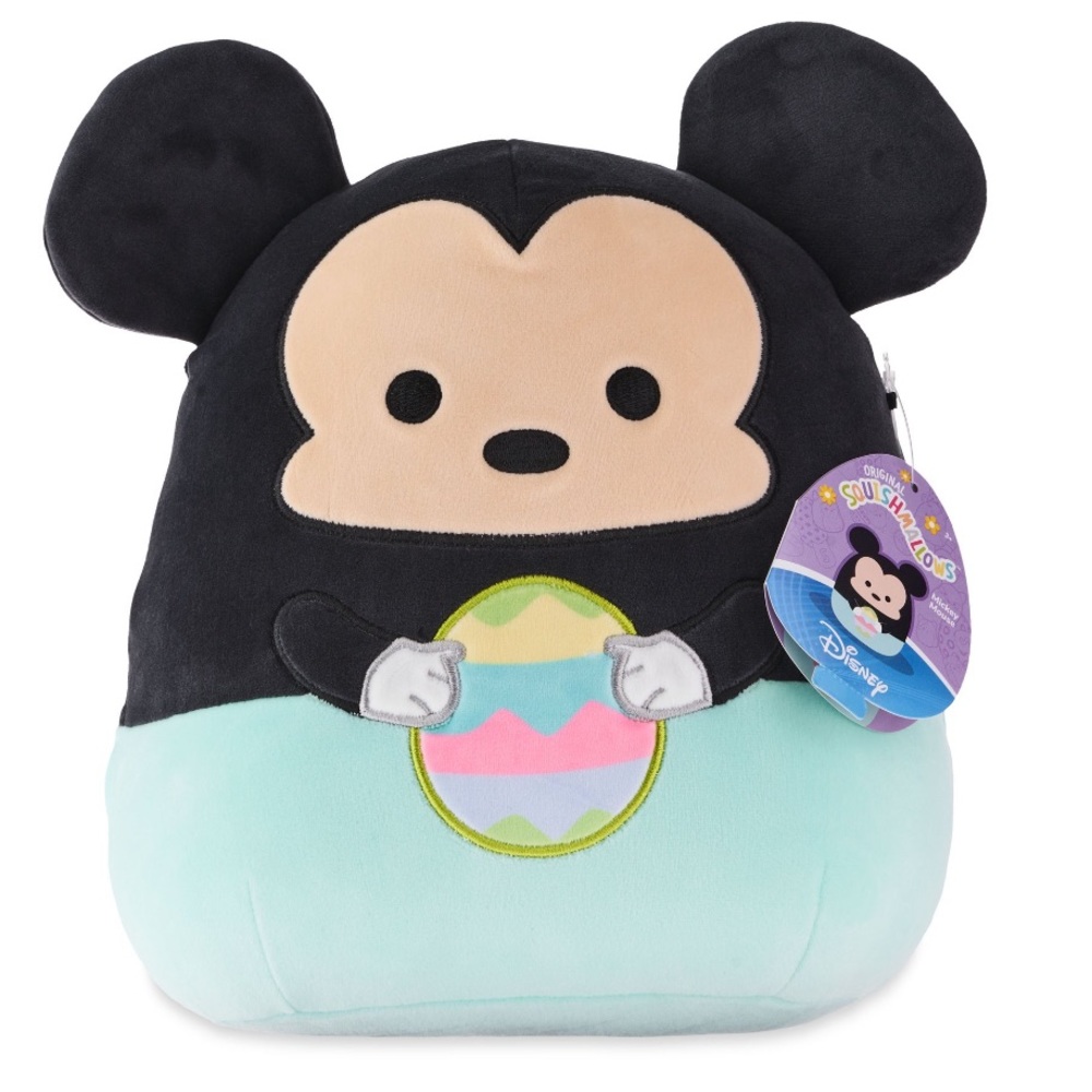 🆕 Squishmallows Disney 10" Mickey Mouse Holding Egg